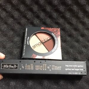 Smash box Eye Shadow with KVD ink well liner.
